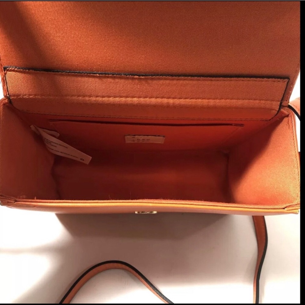 Universal Thread Orange Structured Mini Bag Cross… - image 8